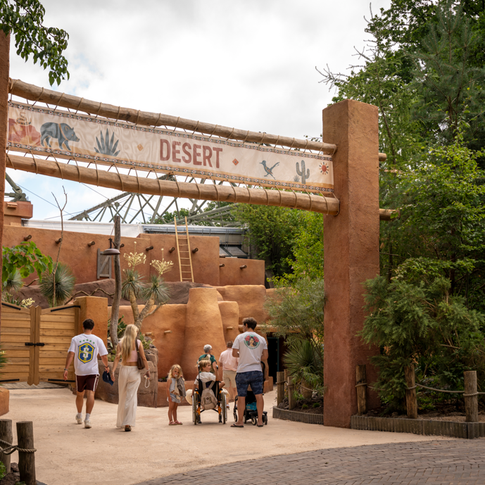 Burgers' Zoo eröffnet Ökodisplay Desert nach umfangreichem Umbau